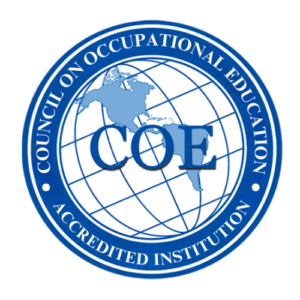 Council on Occupational Education accreditation seal